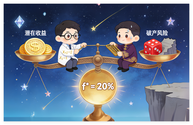 凯利公式的投资智慧:保住本金,静待花开-若是我