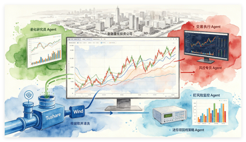 一人量化投资多Agent系统配置手册:涉及ACP、共享记忆、一致性检查与上线部署